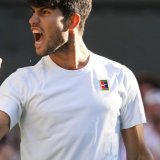 Un match sans histoire pour Carlos Alcaraz KEYSTONE/AP/Kirsty Wigglesworth